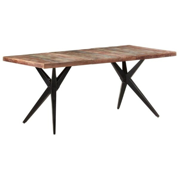 Dining Table 180x90x76 cm Solid Reclaimed Wood vidaXL
