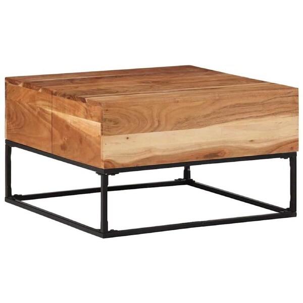 Coffee Table 68x68x41 cm Solid Acacia Wood vidaXL