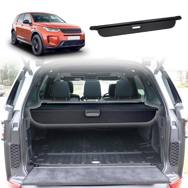 Retractable Cargo Cover for Land Rover Discovery 5 D5 2017-Onwards Rear Rack Partition Shelter Canvas Trunk Luggage Security Shield Shade