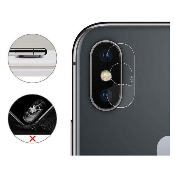 Nuglas Screen Protector Clear Tempered Glass For iPhone 8/7/6/6s Plus Camera lens