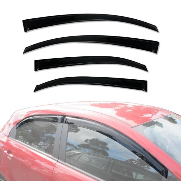 Luxury Weather Shields for KIA Rio UB Series Hatch 2011-2016