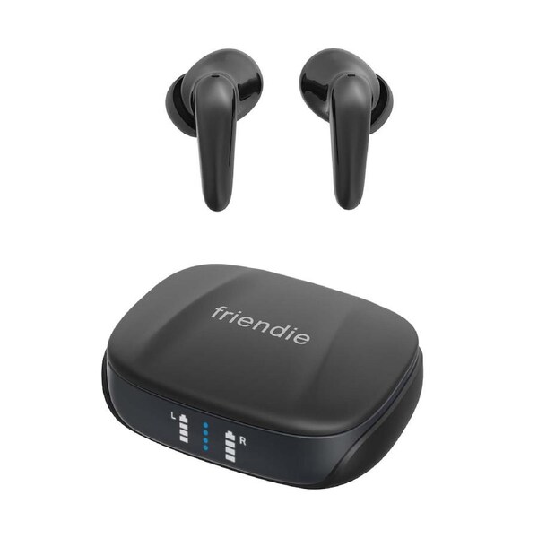 AIR Focus ANC Matte Black Active Noise Cancelling Earbuds (In Ear Wireless Headphones)