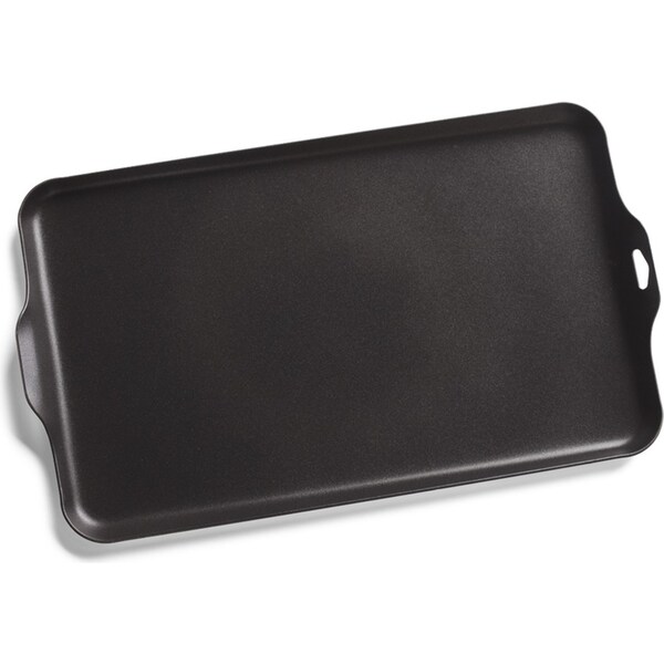 Coghlans 25x42cm Aluminium Non Stick Camp BBQ Griddle Fry Pan Cooktop Outdoor