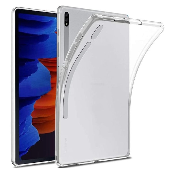 Samsung Galaxy Tab S8+ 12.4" Ultra-Thin Transparent Clear TPU Gel Case by MEZON (SM-X800, X806) – Anti Scratch, Shock Absorption