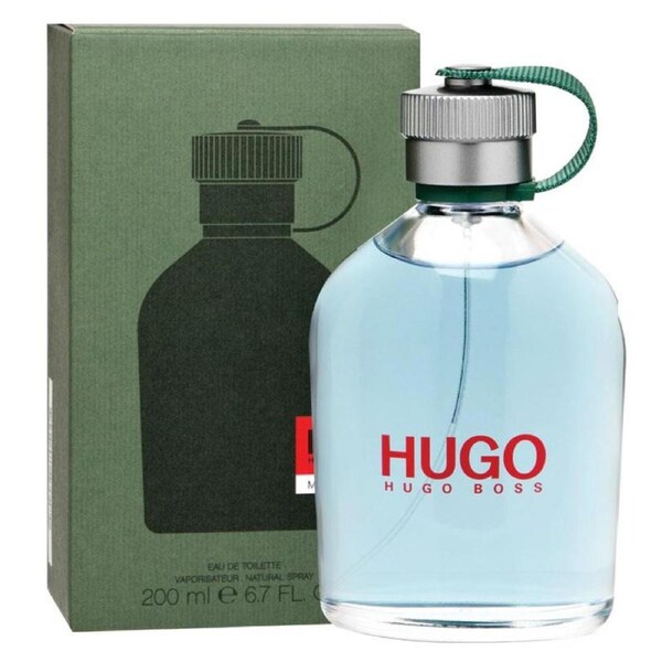 HUGO MAN GREEN 200ml EDT Spray for Men By HUGO BOSS