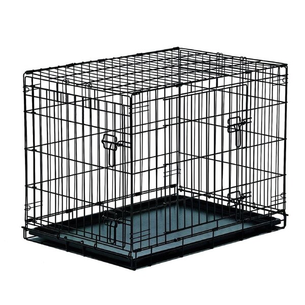 CLEAN SKIN Double Door Crate 36" Intermediate