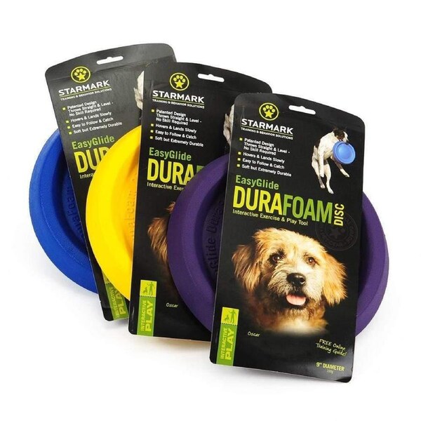 STARMARK Easy Glide Durafoam Disc Dog Frisbee 23CM (1pc Random Color)
