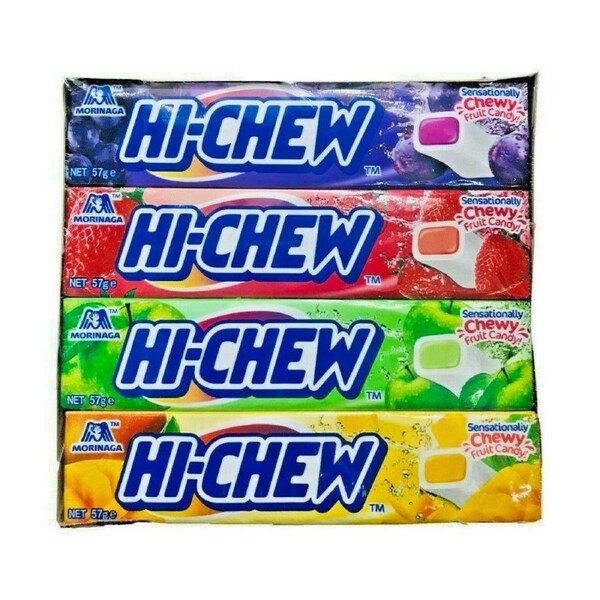 Morinaga Hi-Chew Fruit Candy Variety Pack 12 x 57g Sticks, 684g Total