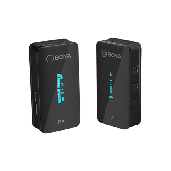 Boya BY-XM6-S1 Ultra Compact 2.4GHz Dual-Channel Wireless Microphone