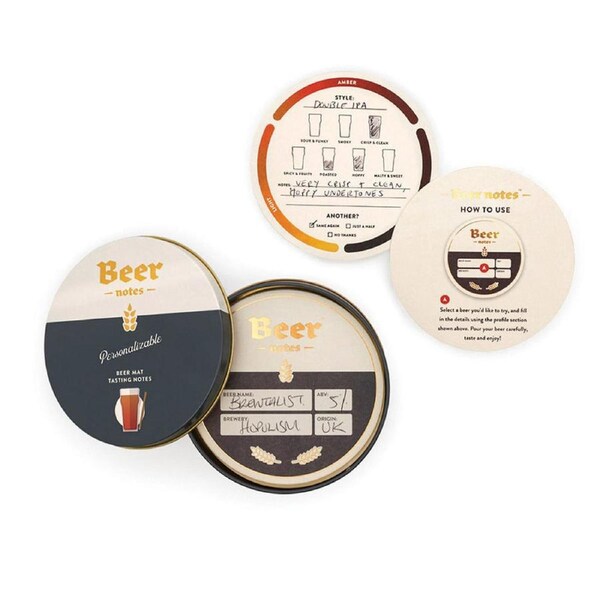 Luckies Beer Notes Tasting Notes Coasters