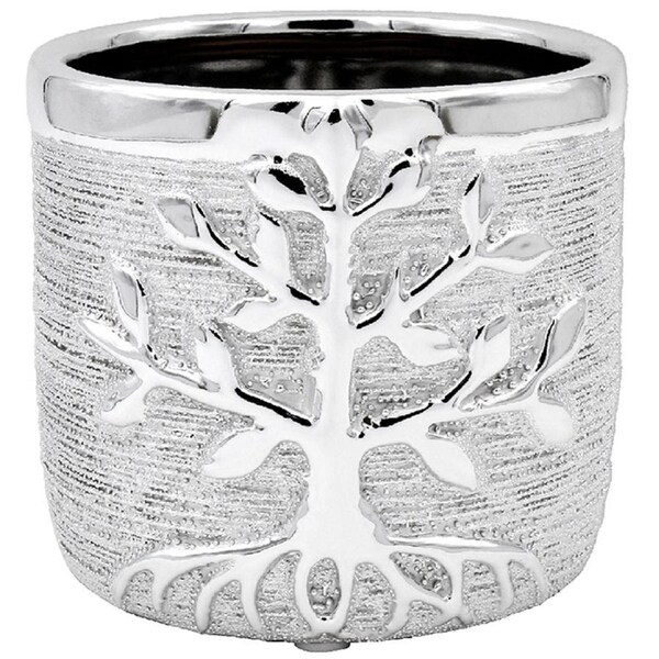 SILVER TOL PLANTER SML