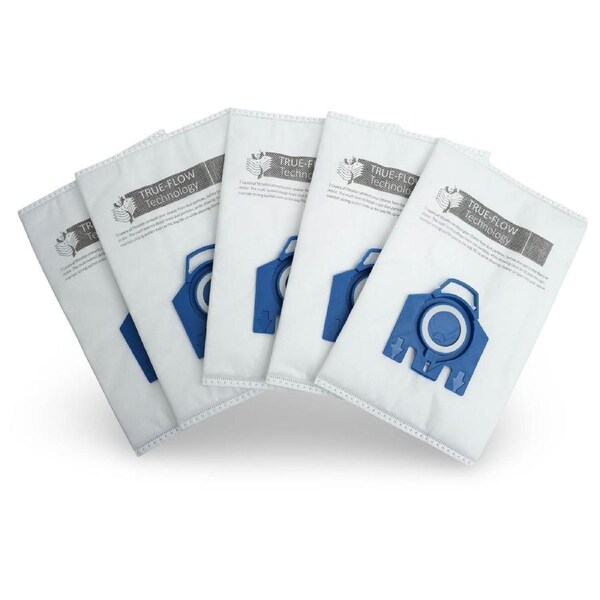 5x Miele Vacuum Cleaner Dust Bags, 3D GN Type Plus Filters