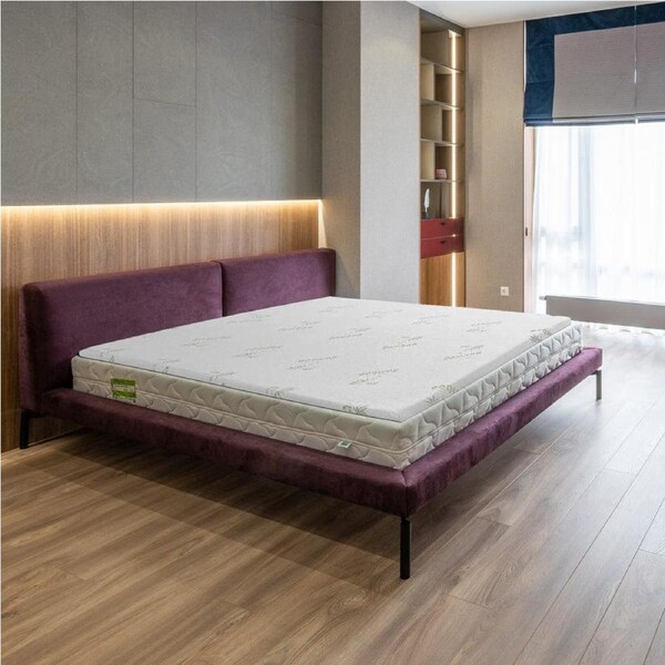 4cm Memory Foam Mattress Topper with Bamboo Cover - Queen