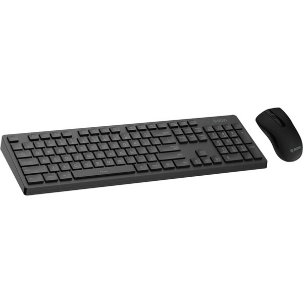 Moki Wireless Keyboard w/ Nano Receiver & Mouse Combo For PC/Laptop Office Black