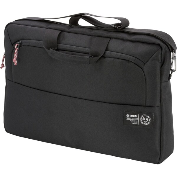 Moki rPET Series 17" Laptop/Computer Satchel/Travel Bag/Carry Case Black