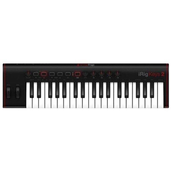 IK Multimedia iRig Keys 2 Compact MIDI Keyboard Controller w/ 37 Mini-Keys
