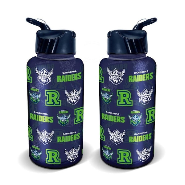 Canberra Raiders NRL TEAM Large Flip Drink Water Bottle