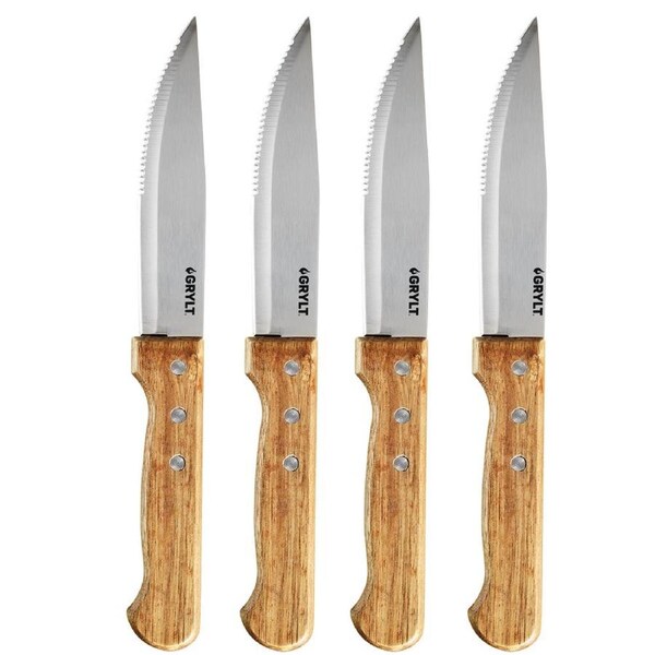 GRYLT Jumbo 4 Piece Steak Knife Set