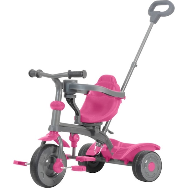 Trike Star 10m+ Kids Trike 3In1 Ride On Push Parent Handle Pedal Tricycle Pink