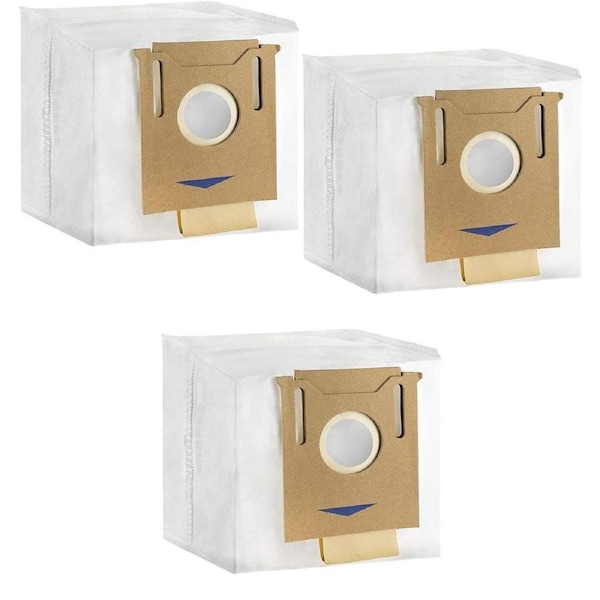 Dust Bags for Ecovacs Deebot T9+/N8+/N8 PRO+/T8+/T8 AIVI+/N10 PLUS Robot Vacuum Cleaners, 3pkt