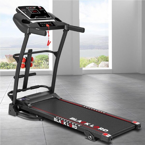 BLACK LORD Treadmill Electric Exercise Machine Run Home Gym Fitness Foldable