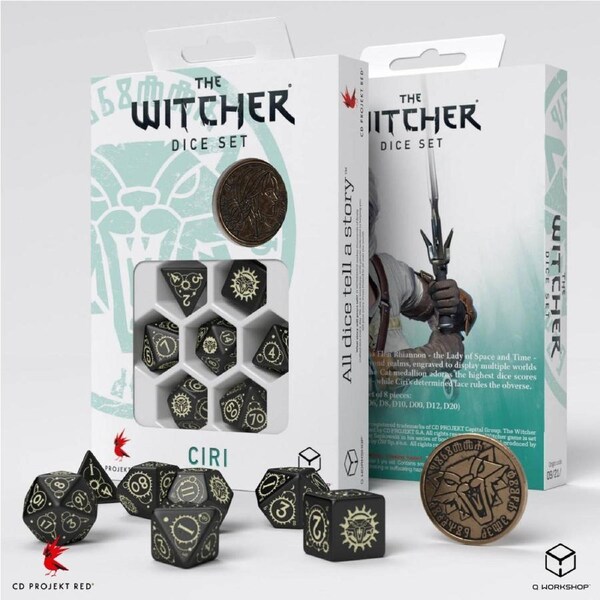 Q Workshop The Witcher Dice Set Ciri - The Zireael