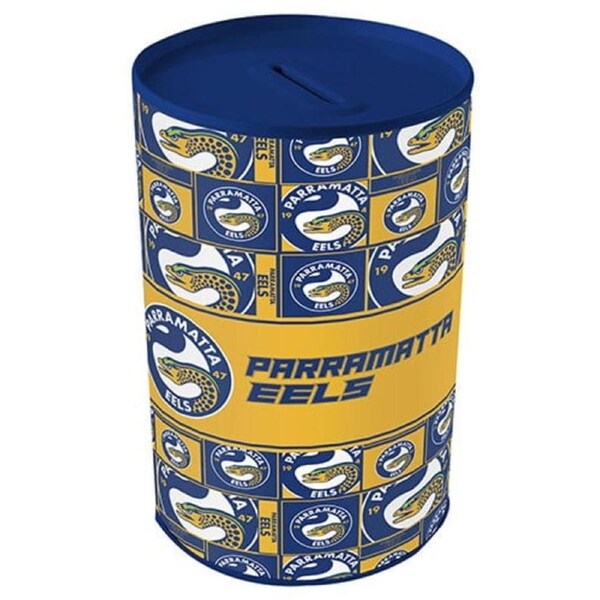 Parramatta Eels NRL Tin Can Money Box