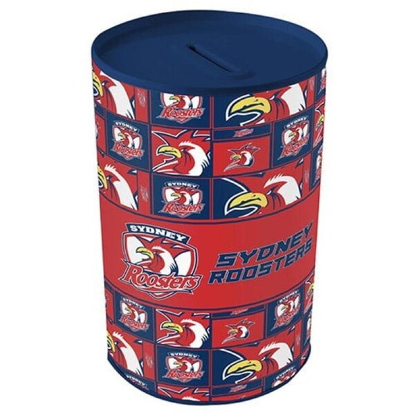 Sydney Roosters NRL Tin Can Money Box