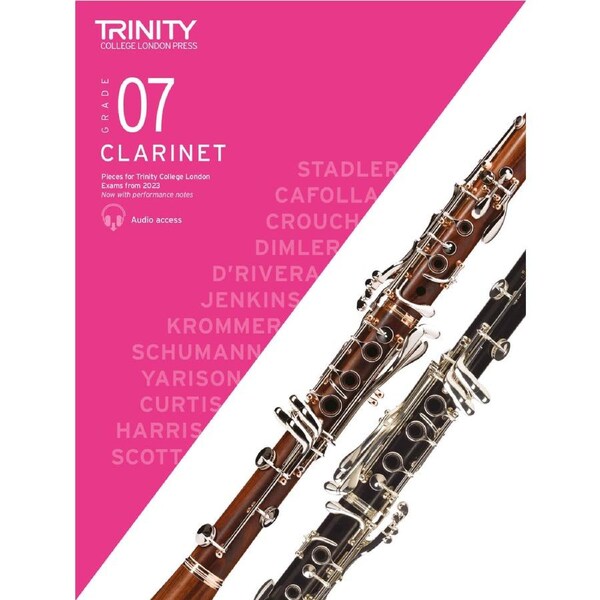 Trinity College London Clarinet Exam Pieces from 2023: Grade 7