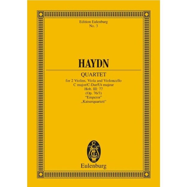 String Quartet C major, "Emperor" op. 76/3 Hob. III:77