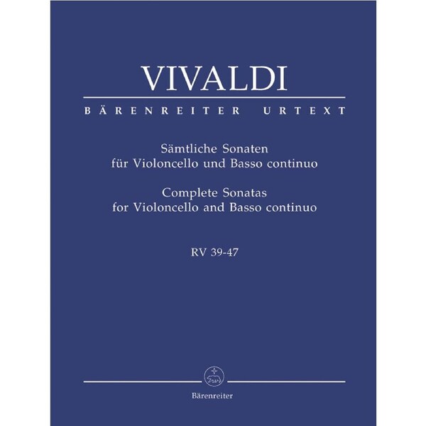 Complete Sonatas RV 39-47 Cello, Basso continuo