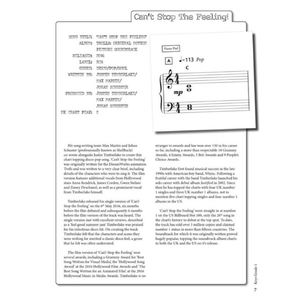Rockschool Keys Grade 1 2019+