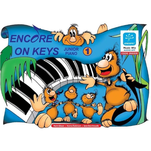 Encore on Keys Junior Piano Level 1 Bk/OLA/Flashcards
