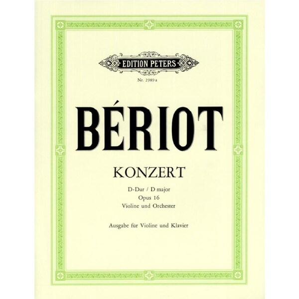 Concerto No 1 D major Op 16 Violin