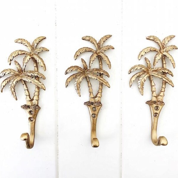 Palm Brass Wall Hook