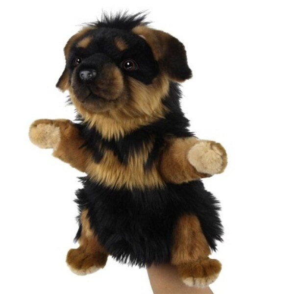 Hansa - German Shephard Puppy Puppet 27cm