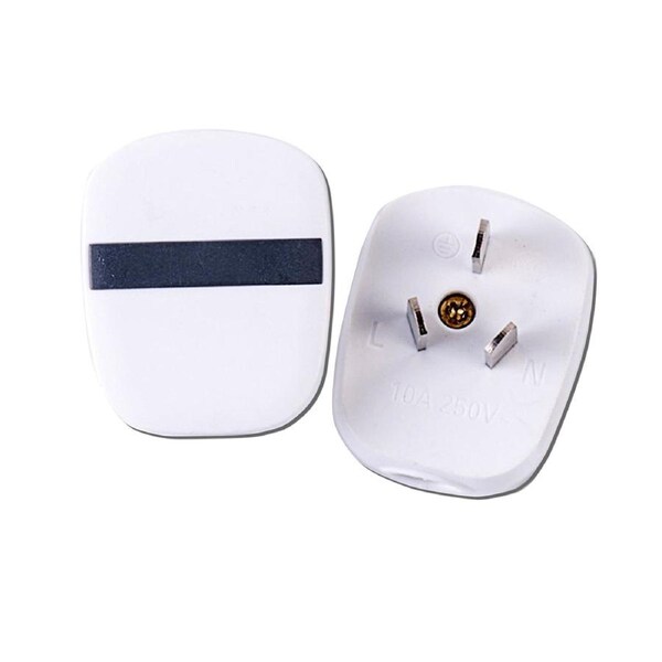 5Pcs AC 220-250V 10A High Power Wired 3-Pin Rewireable Wall Plugs AU Model White