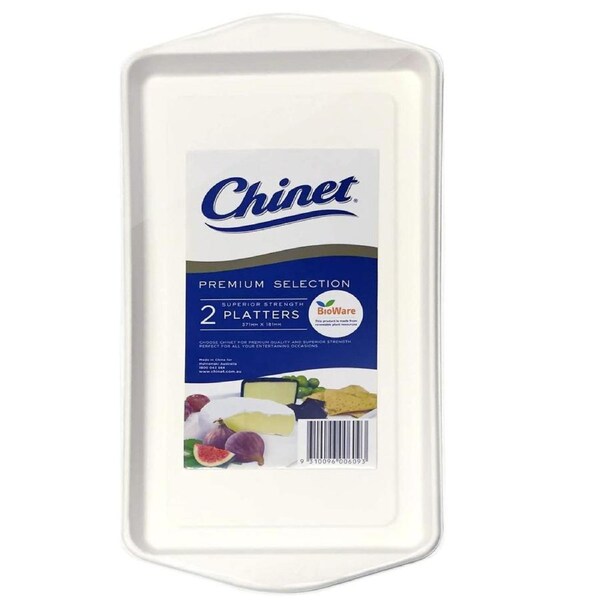 Chinet Pk2 Platters Premium Selection Superior Strength