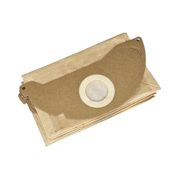 Bags For Karcher A2004 Vacuum Cleaners, Pack of 5 Paper Disposable Dust Bags