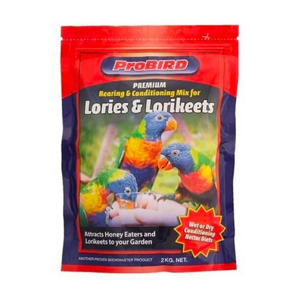 ProBird Rearing/Conditioning Mix 2kg Pet Lories/Lorikeets Dietary Bird Food Mix