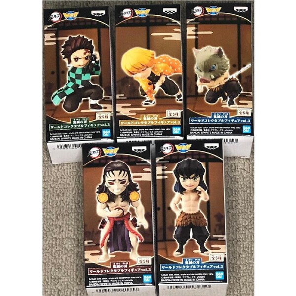 Demon Slayer: Kimetsu No Yaiba World Collectable Figure Vol.3 Set of 5 Figures