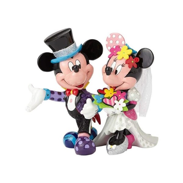 Disney Britto - Mickey & Minnie Mouse Wedding Figurine 19cm