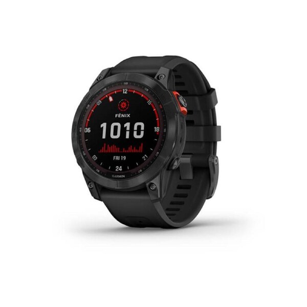 Garmin Fenix 7 Solar, Slate Gray w/ Black Band 010-02540-11