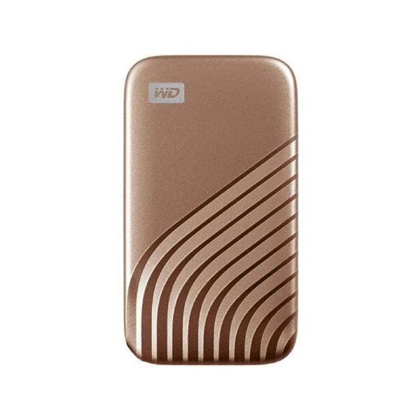WD My Passport 500GB USB-C Portable SSD - Gold