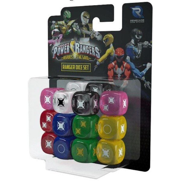 Power Rangers Heroes of the Grid - Ranger Dice Set