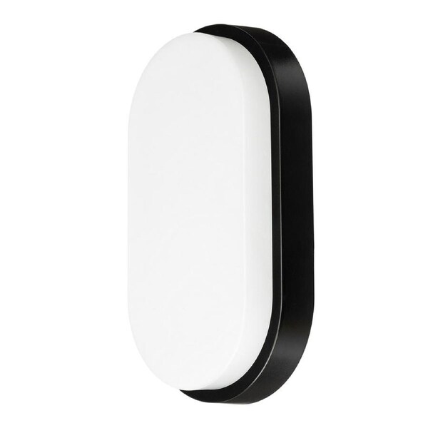 Brilliant Jenkins Oval LED Bunker Light Black