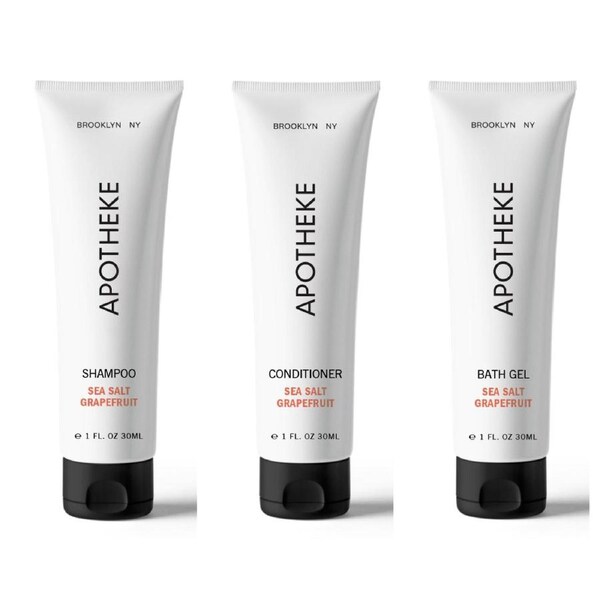 Apotheke Shampoo, Conditioner & Shower Gel 30ml Pack 150 Pieces