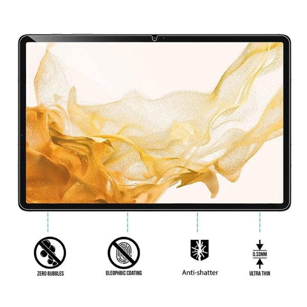 Nuglas Screen Protector Tempered Clear Glass For Samsung Tab Galaxy S8 Plus S8+/S7+/S7 FE