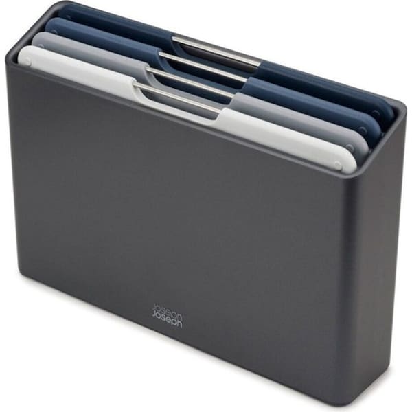 Joseph Joseph Folio Steel 4 Piece Chopping Board Set Regular - Graphite
