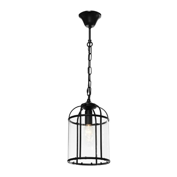 Clovelly 1lt Pendant Light Black